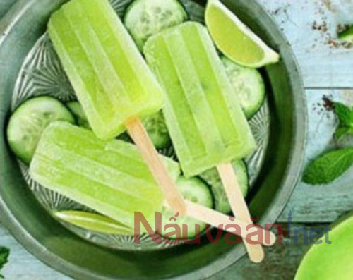 cách làm kem, hướng dẫn làm kem, làm kem ngon 5 bước để có món kem đậu xanh nước cốt dừa thơm ngon, mát lạnh