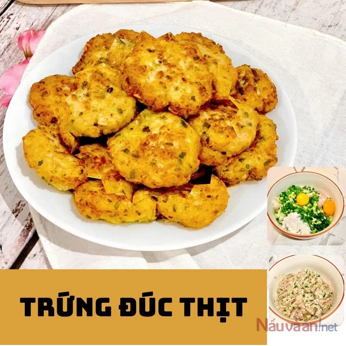 trứng đúc thịt