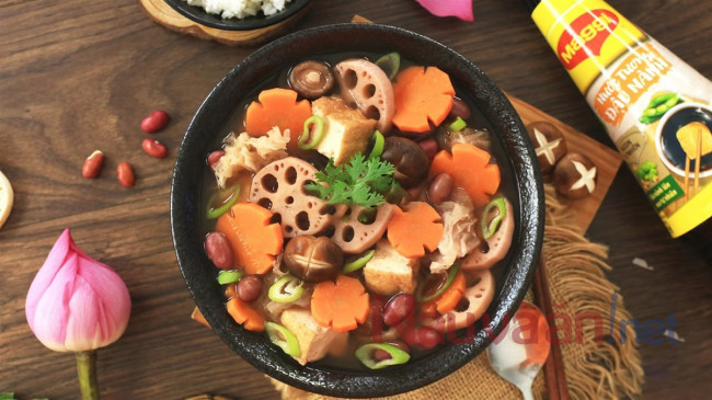 củ sen chè đậu đỏ
