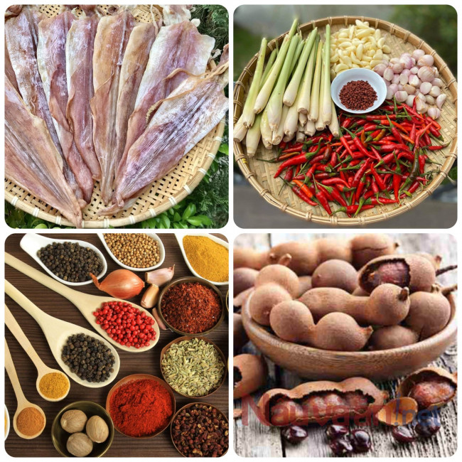 nguyên liệu cần thiết