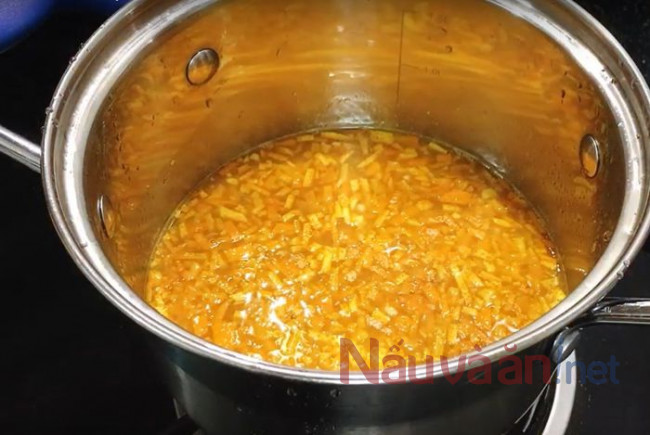 Phơi khô mứt cam