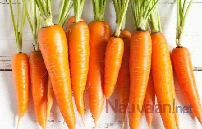 Cà rốt tốt cho sức khỏe