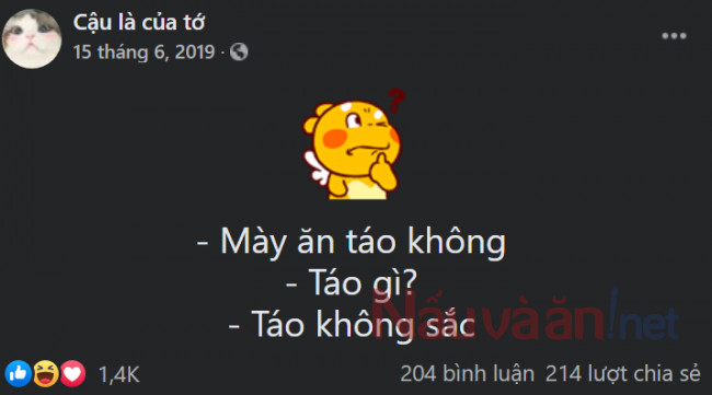 táo không sắc là gì