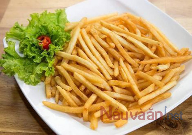 Cách làm khoai tây chiên