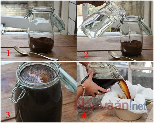 hướng dẫn pha cold brew coffee