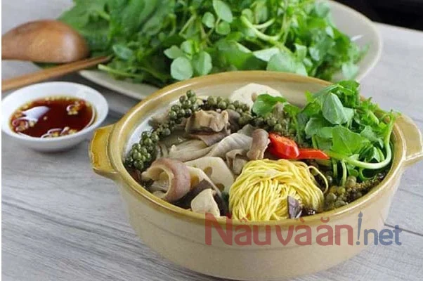 bao tử hầm tiêu xanh