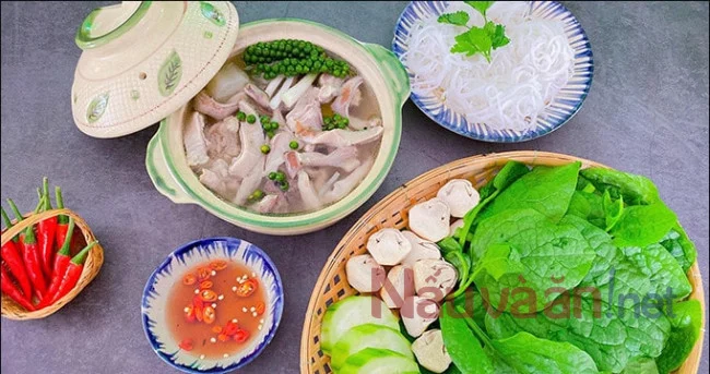 yêu cầu thành phẩm bao tử hầm tiêu xanh