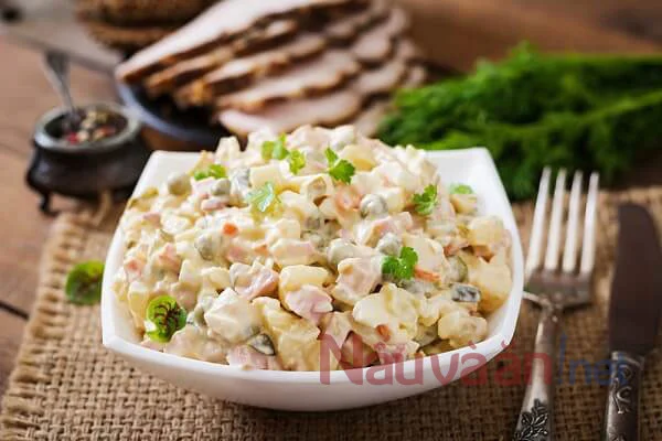 công thức làm salad nga