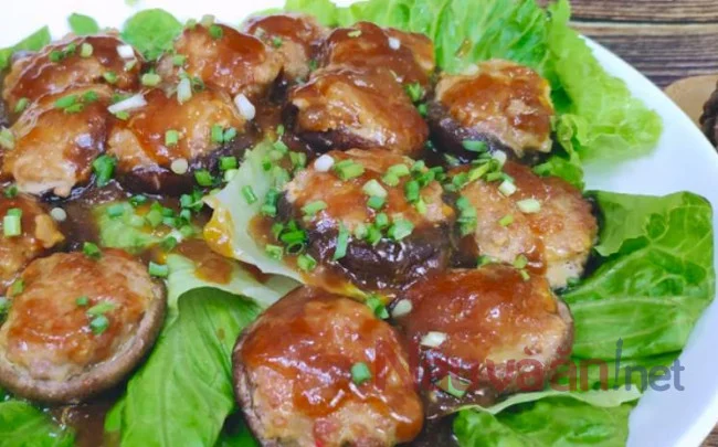 sốt nấm với cà chua