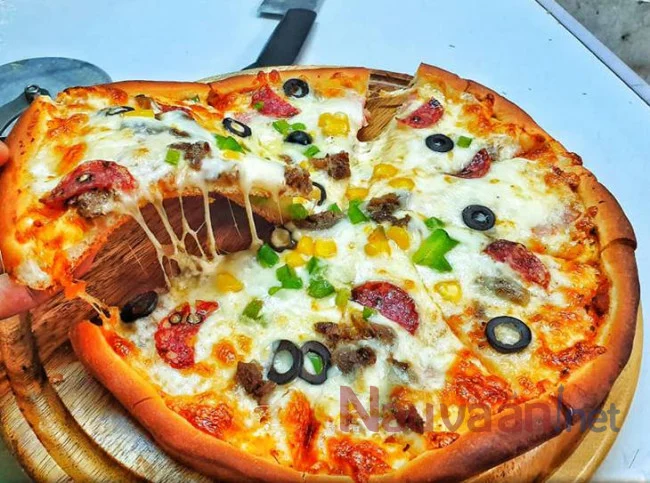 pizza không cần lò nướng