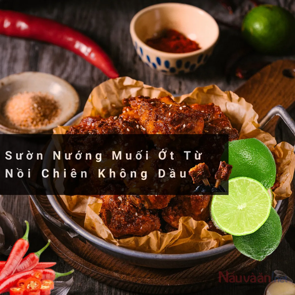 sươn lướng muối ớt