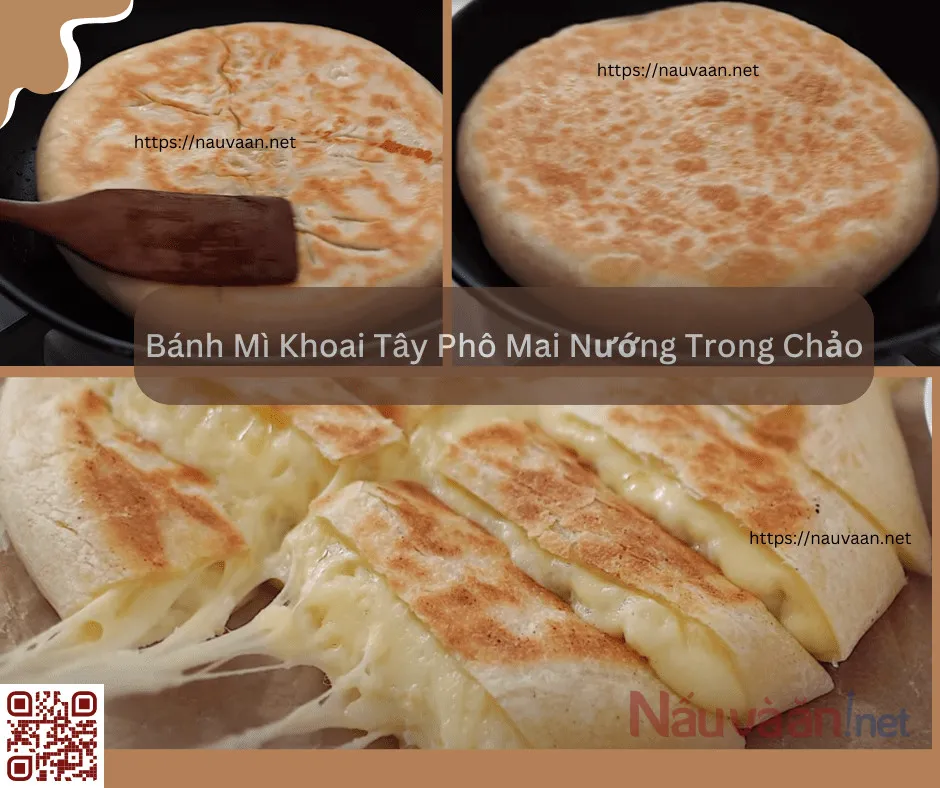 banh mi khoai tay pho mai nuong chao