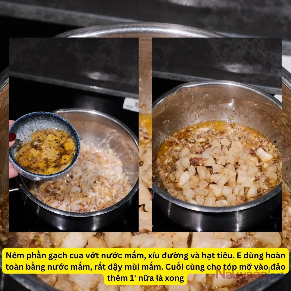 cac buoc lam bun cua