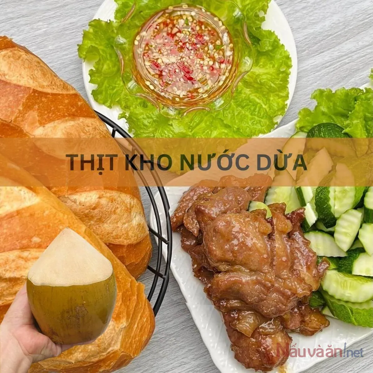 thit kho nước dừa